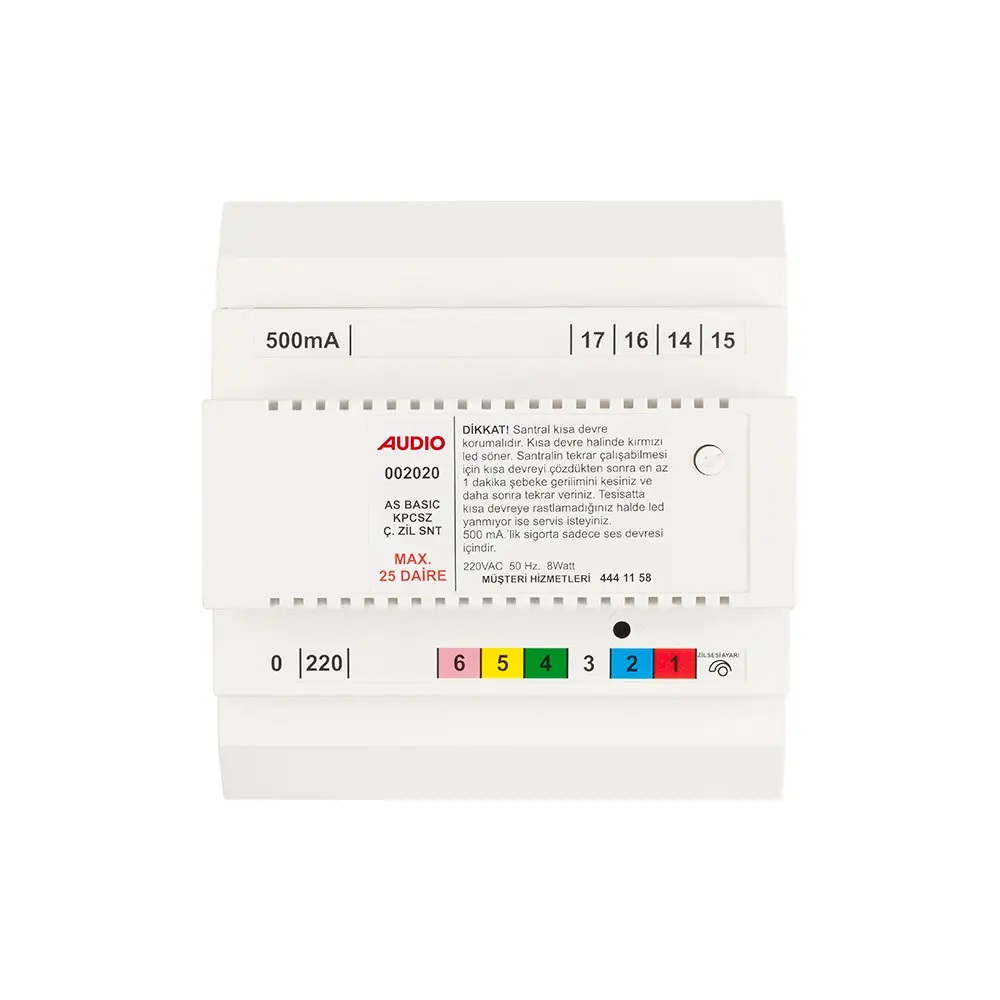 002020 AS Santral (Kapıcısız Çift Zili 25 Daireye kadar)