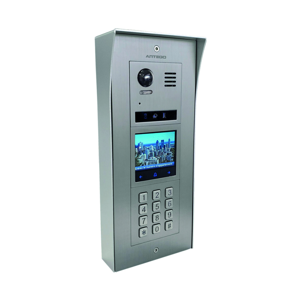 DT-821/MK Şifreli, Ekranlı Bina Zil Paneli